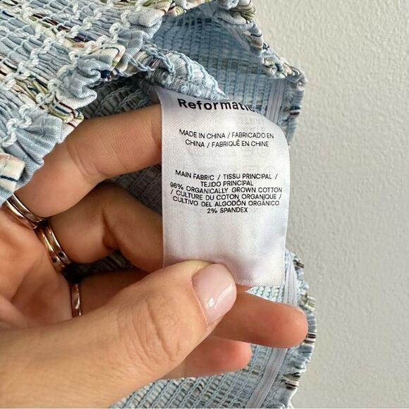 Reformation Haven Top & Skirt Set In Cabana Stripe - Picture 4 of 9